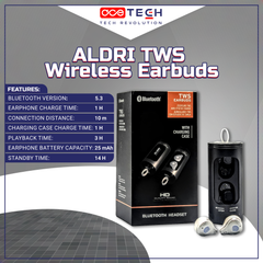 ALDRI TWS Wireless Earbuds