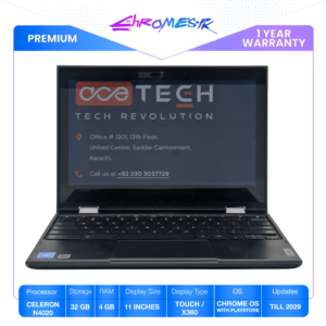 Lenovo Chromebook 300e 2nd Gen - Premium Edition with 1-Year Warranty