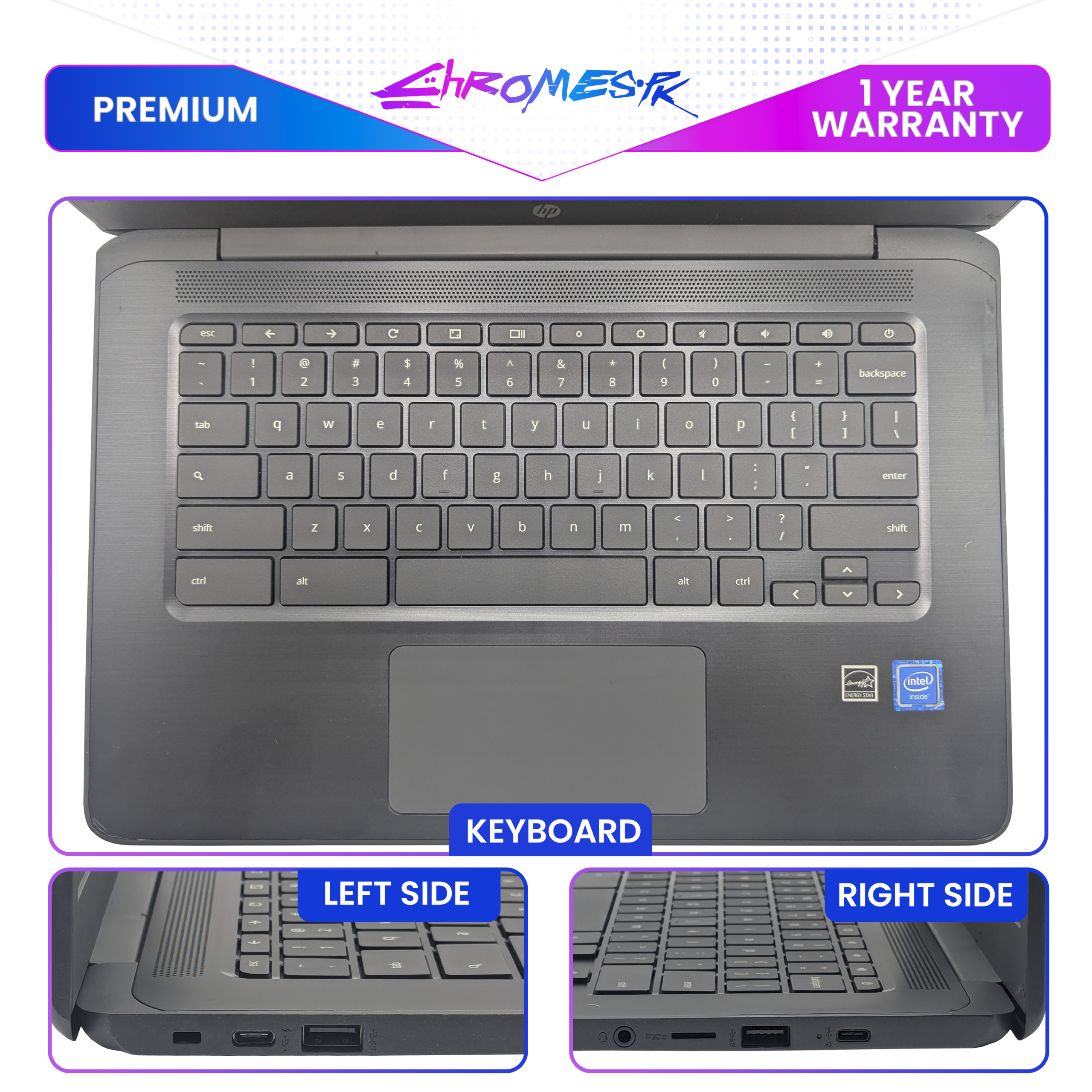 HP Chromebook 14 G5 - Premium Edition with 1-Year Warranty